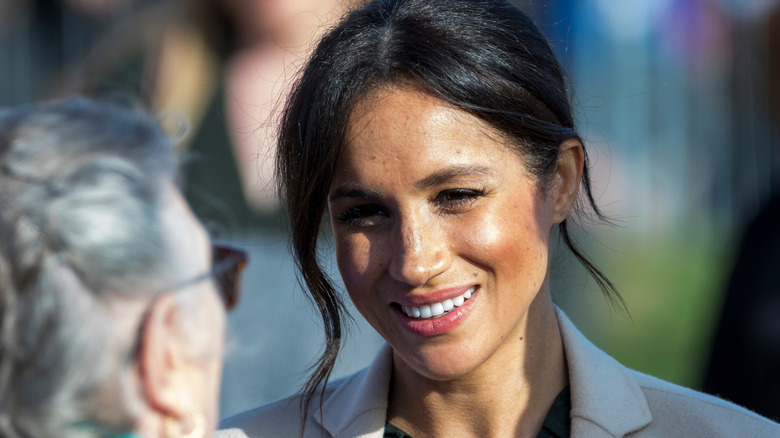 Meghan Markle smiling