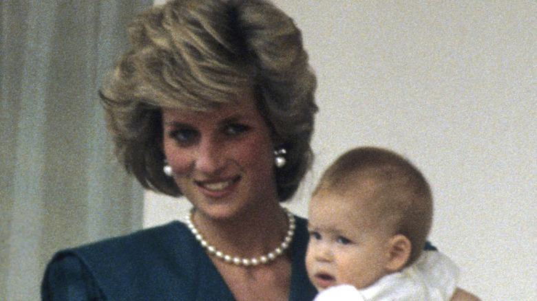 Princess Diana and Prince Harry