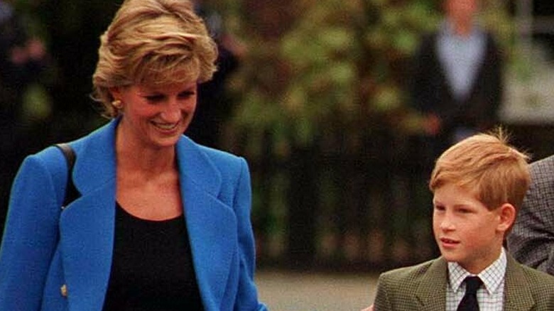 Princess Diana and Prince Harry