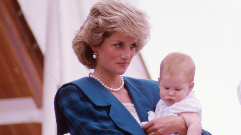 Princess Diana and Prince Harry