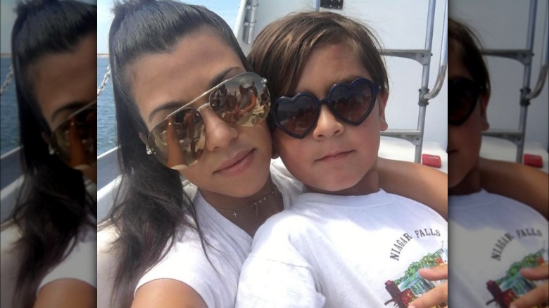 Kourtney Kardashian and Mason Disick