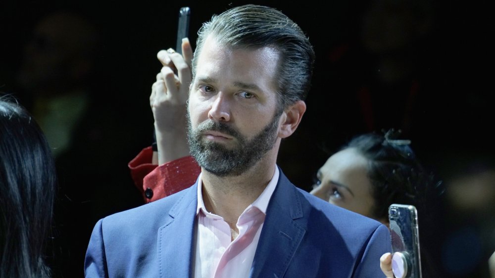 donald Trump Jr. at the Zang Toi runway show during New York Fashion Week in 2019