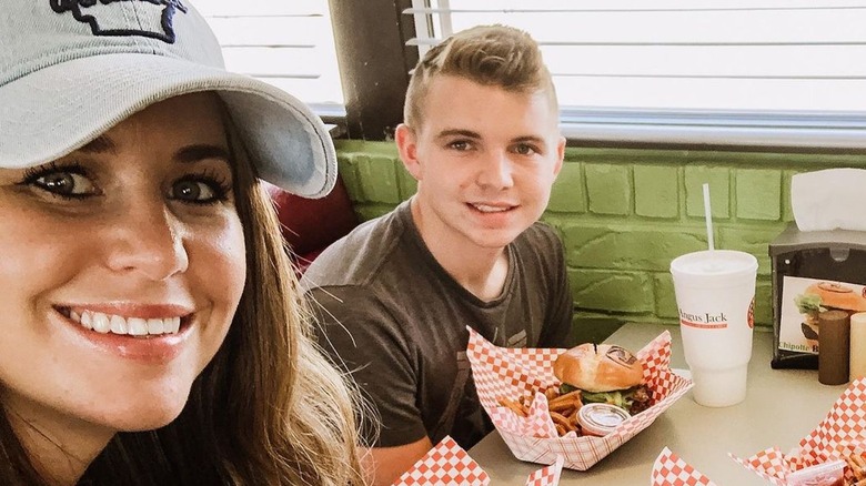 Jana Duggar with her younger brother