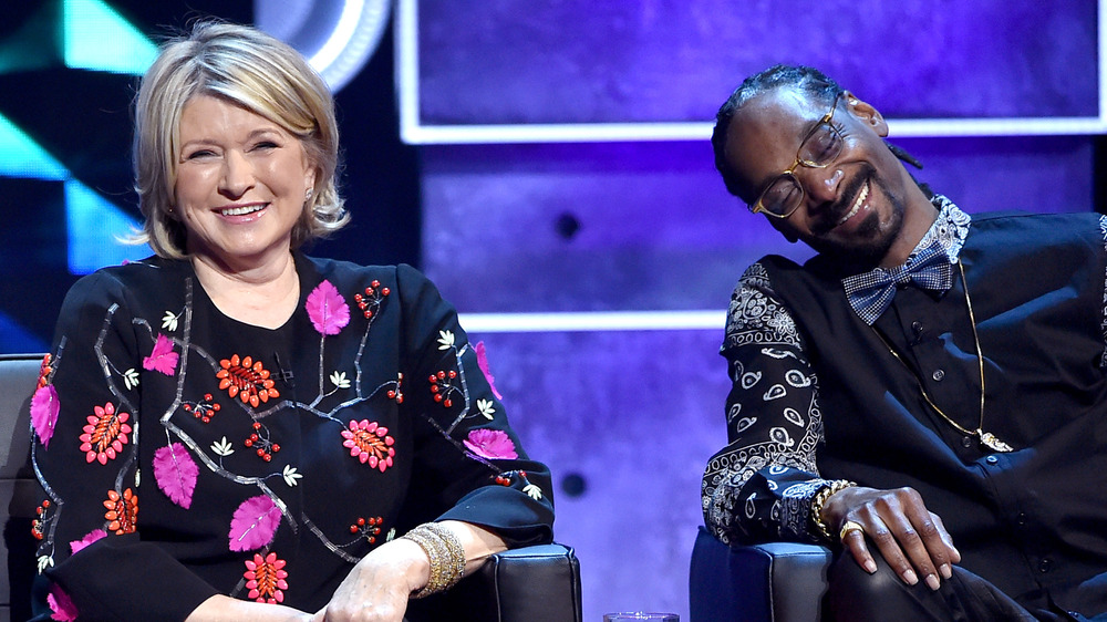 Martha Stewart and Snoop Dogg at The Comedy Central Roast of Justin Bieber 