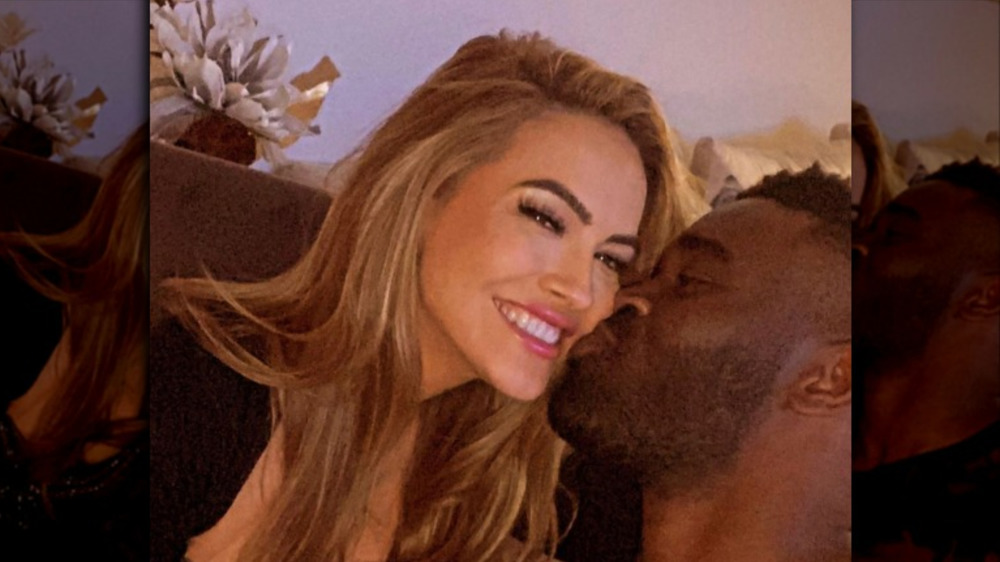 Chrishell Stause and Keo Motsepe selfie