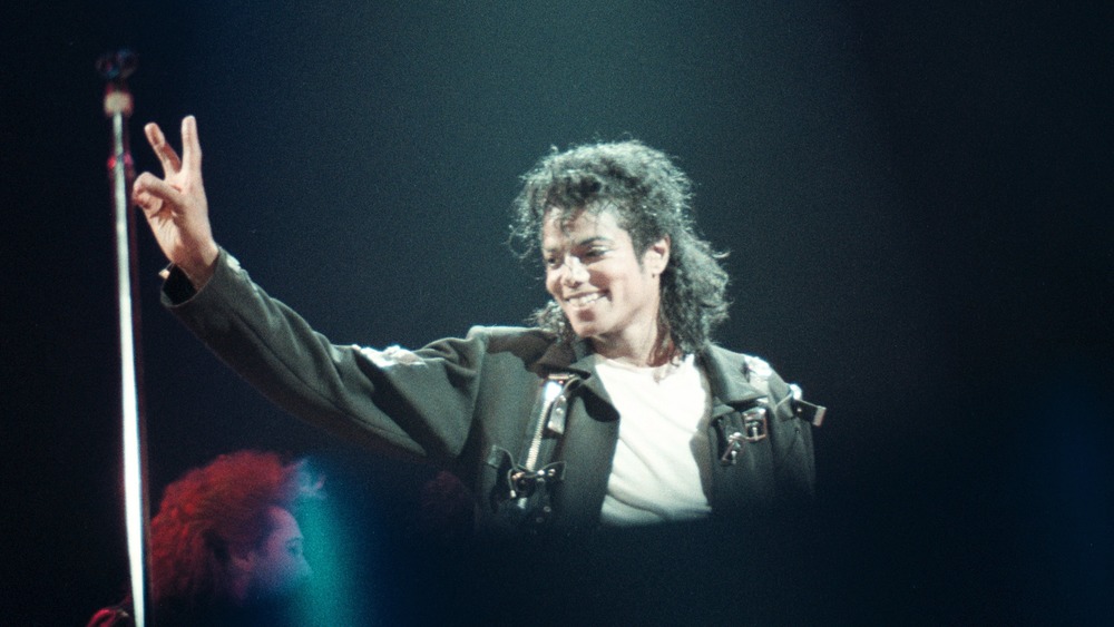 Michael Jackson performing