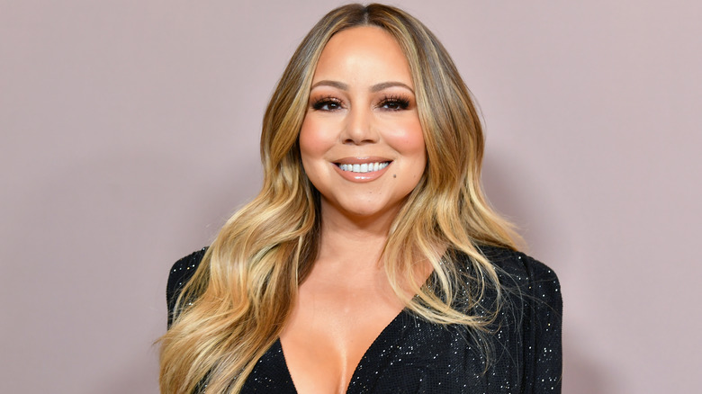 Mariah Carey smiling