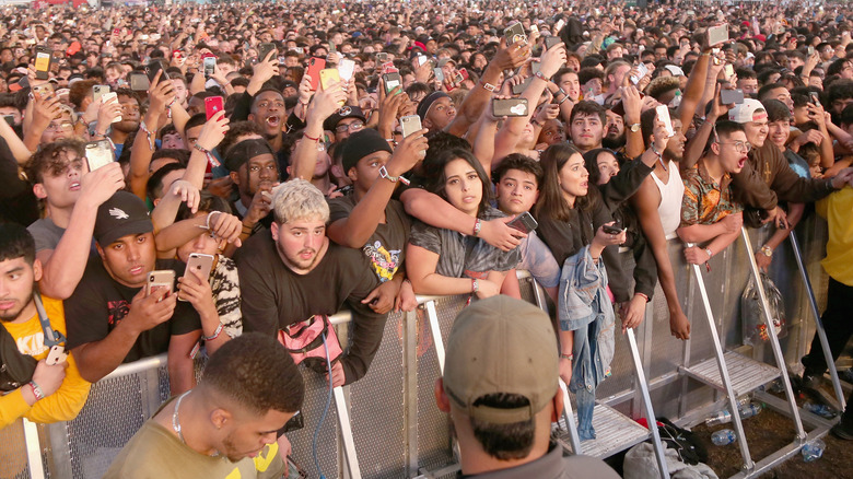 Crowd at the 2019 Astroworld Music Festival