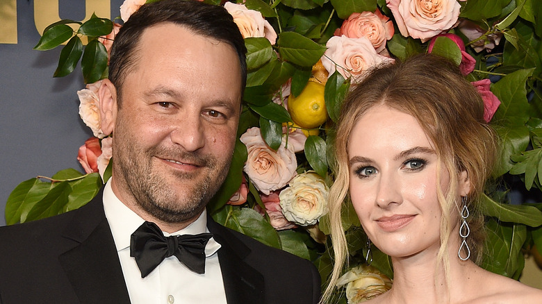 Caitlin Thompson, Dan Fogelman, posing together