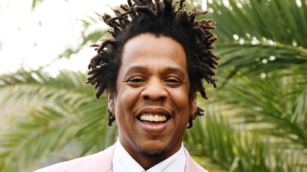 Jay-Z smiling