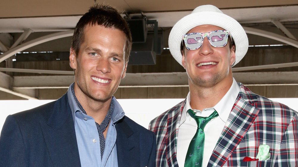 Tom Brady and Rob Gronkowski