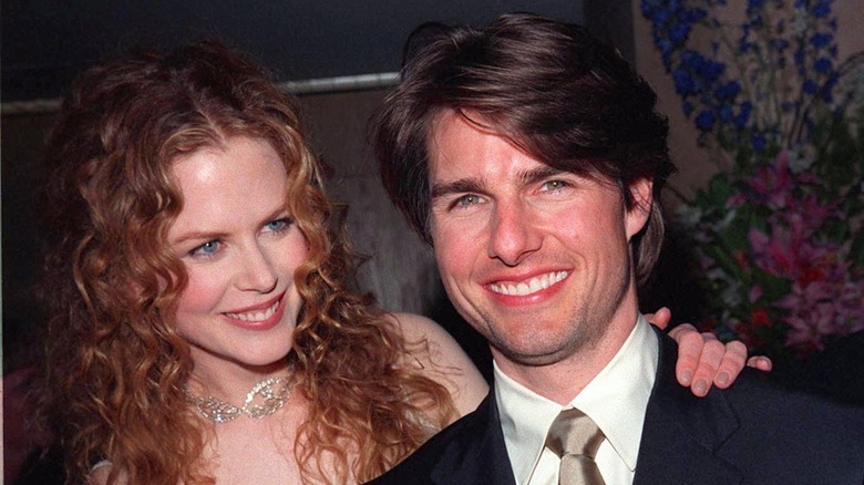 Nicole Kidman and Tom Cruise, both smiling