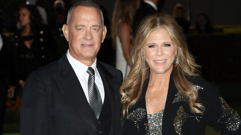Tom Hanks and Rita Wilson smiling