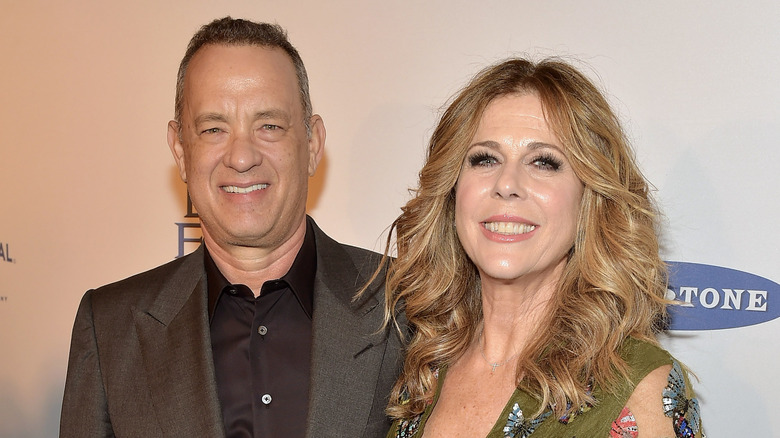 Tom Hanks and Rita Wilson smiling