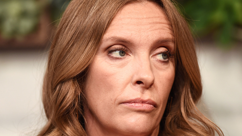 Toni Collette looking sad