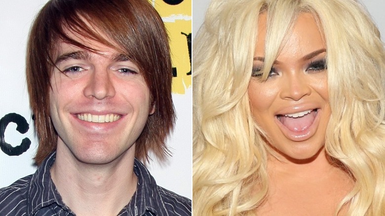 Shane Dawson and Trisha Paytas split image