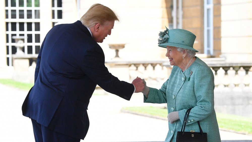 Trump and the queen's 'fist bump'