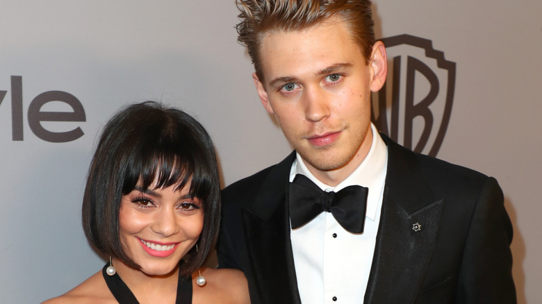 Vanessa Hudgens and Austin Butler posing together