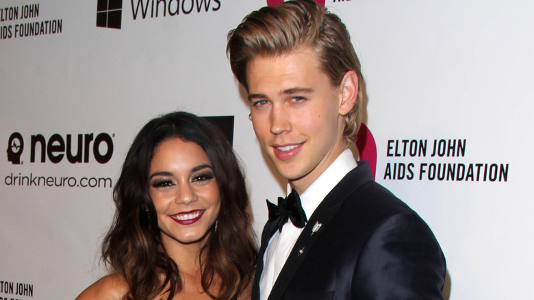 Vanessa Hudgens and Austin Butler smiling