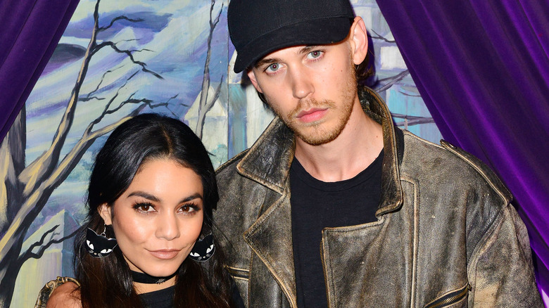 Vanessa Hudgens and Austin Butler posing