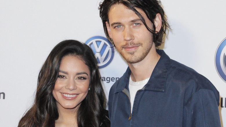 Vanessa Hudgens and Austin Butler posing together