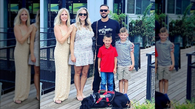 Vicki Gunvalson, Briana Culberson, Ryan Culberson and their children