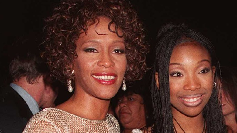 Whitney Houston with Brandy