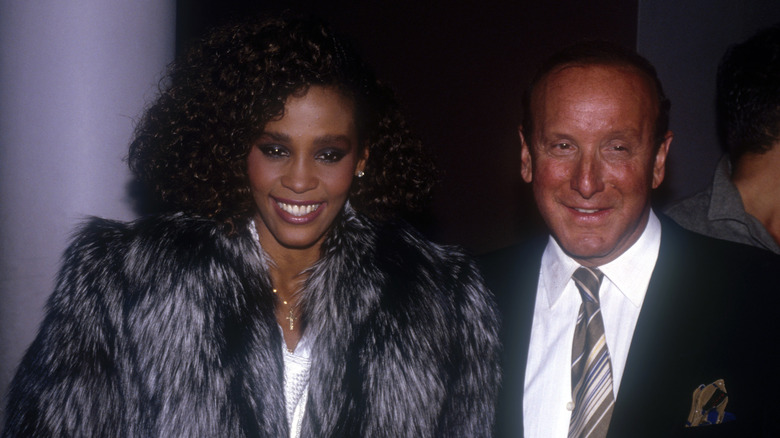 Clive Davis with Whitney Houston