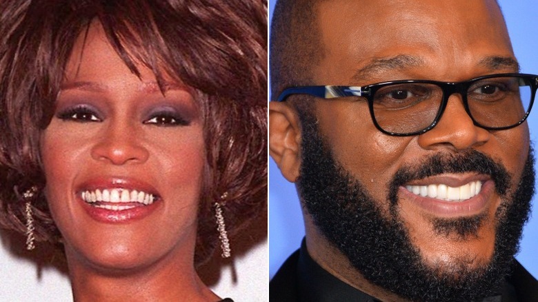 Whitney Houston with Tyler Perry