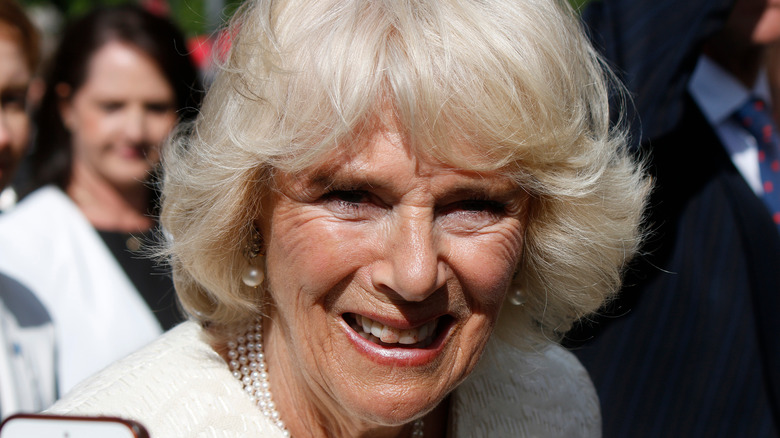 Camilla Parker Bowles smiling