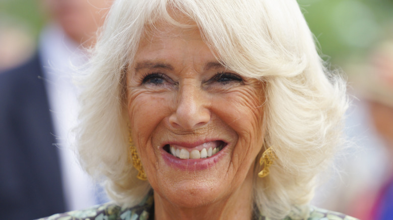 camilla parker bowles smiling