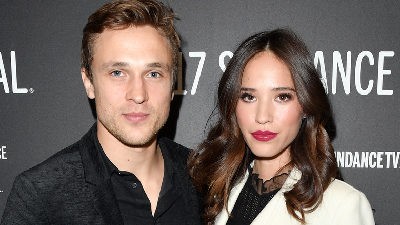 William Moseley and Kelsey Asbille posing