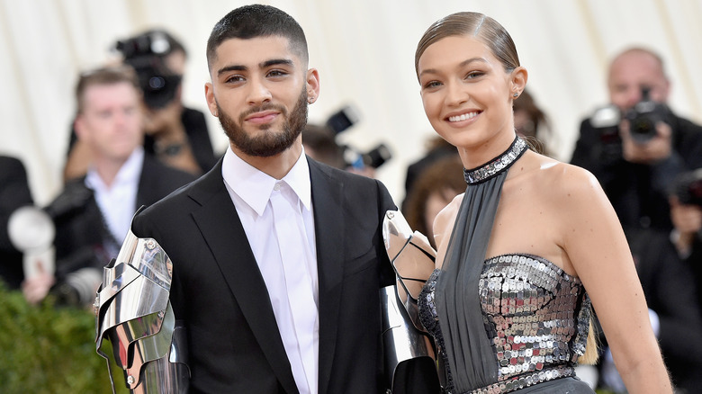 Zayn Malik and Gigi Hadid smiling