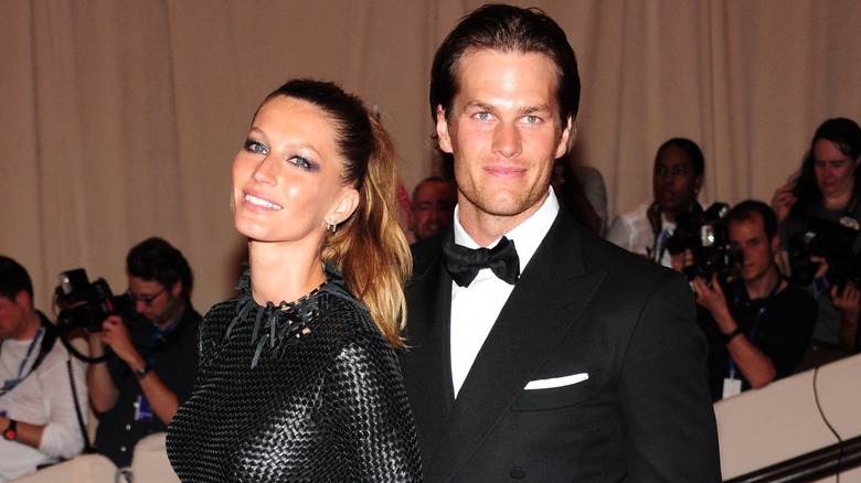 Tom Brady and Gisele Bundchen at the Met