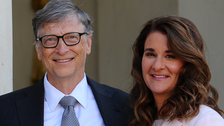 Melinda Gates and Bill Gates smiling