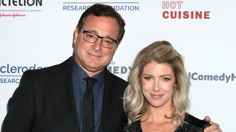 Bob Saget on the red carpet with Kelly Rizzo