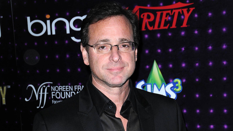 Bob Saget on the red carpet