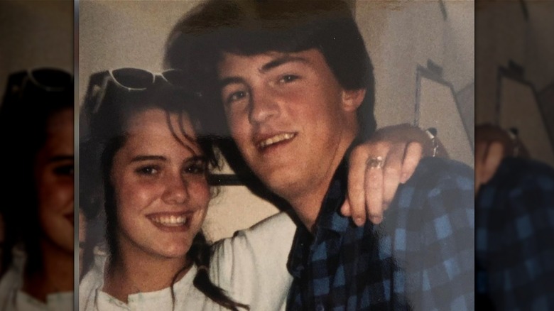 Young Ione Skye and Matthew Perry