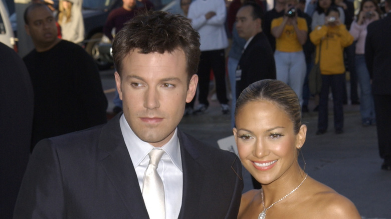 Ben Affleck and Jennifer Lopez on the red carpet