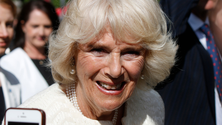 Camilla Parker Bowles lipstick teeth