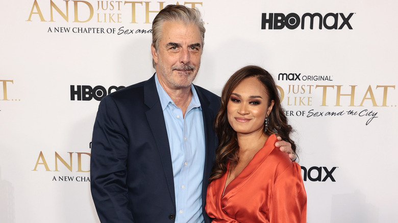 Chris Noth and Tara Wilson smiling