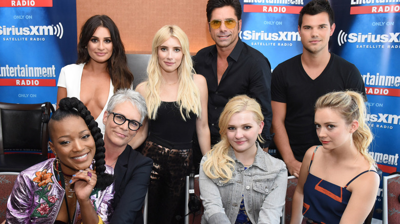 Lea Michele, Emma Roberts, John Stamos, Taylor Lautner, Keke Palmer, Jamie Lee Curtis, Abigail Breslin and Billie Lourd attend SiriusXM's Entertainment Weekly Radio Channel Broadcasts 