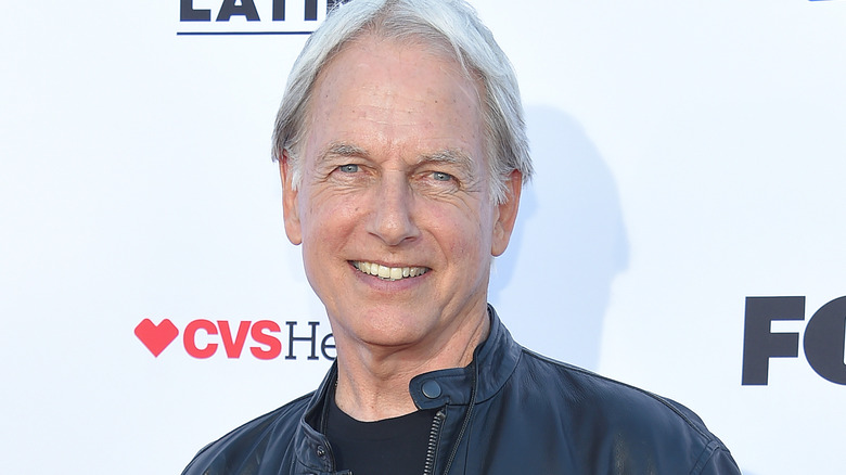 Mark Harmon smiling red carpet