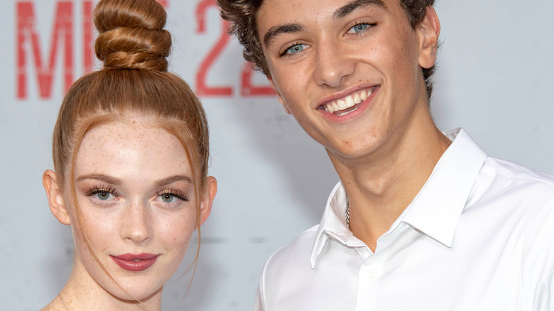 Larsen Thompson Gavin Casalegno on the red carpet