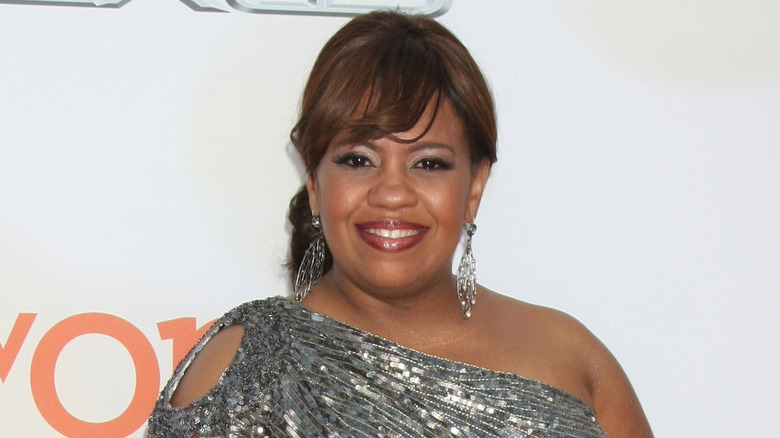 Chandra Wilson on the red carpet