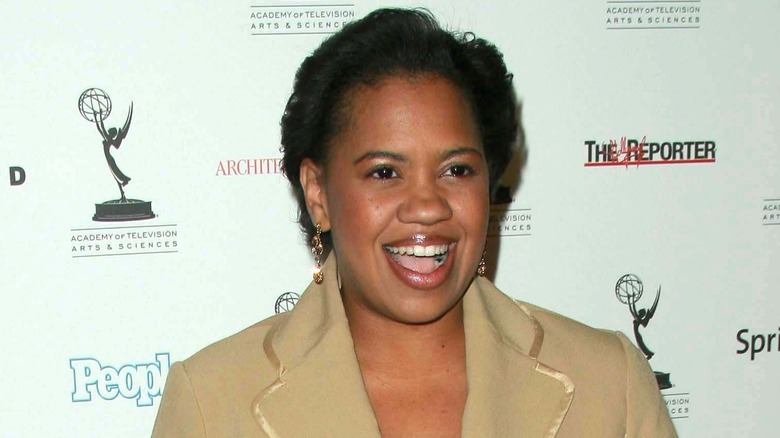 Chandra Wilson on the red carpet