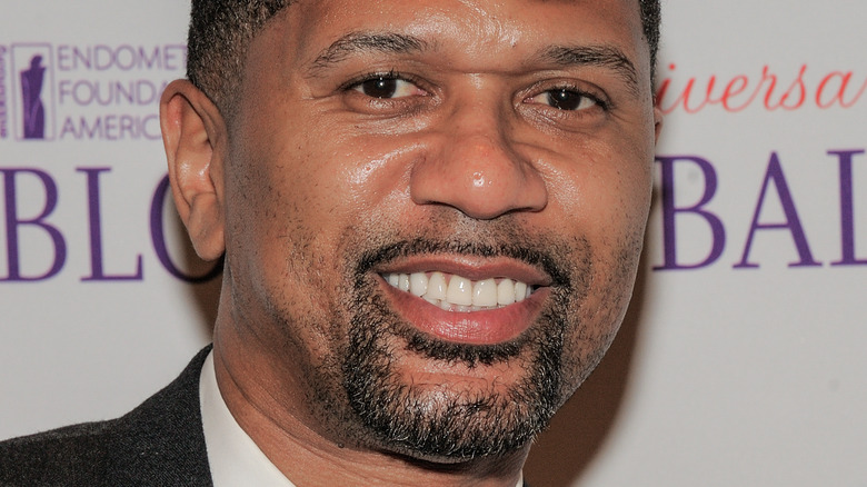 Jalen Rose smiling