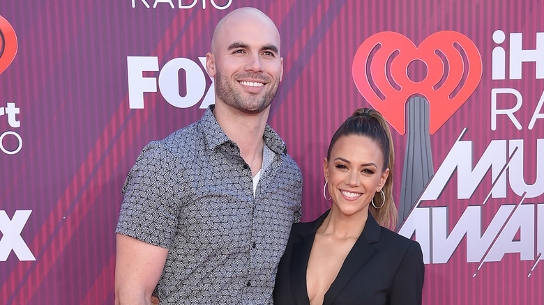 Mike Caussin and Jana Kramer on the red carpet