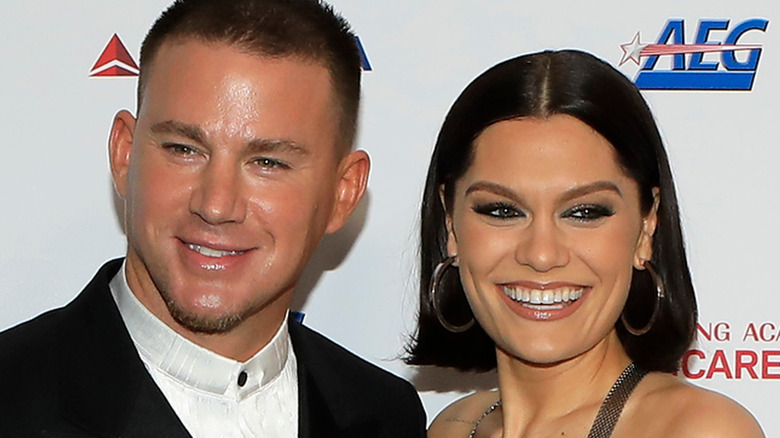 Channing Tatum and Jessie J on the red carpet