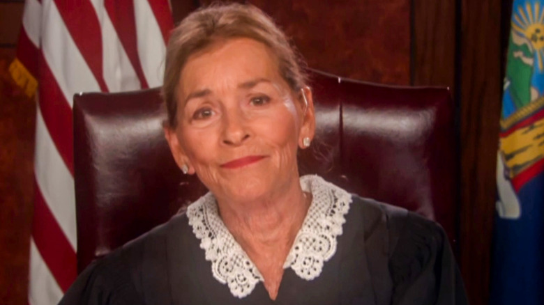 Screenshot of Judge Judy smiling